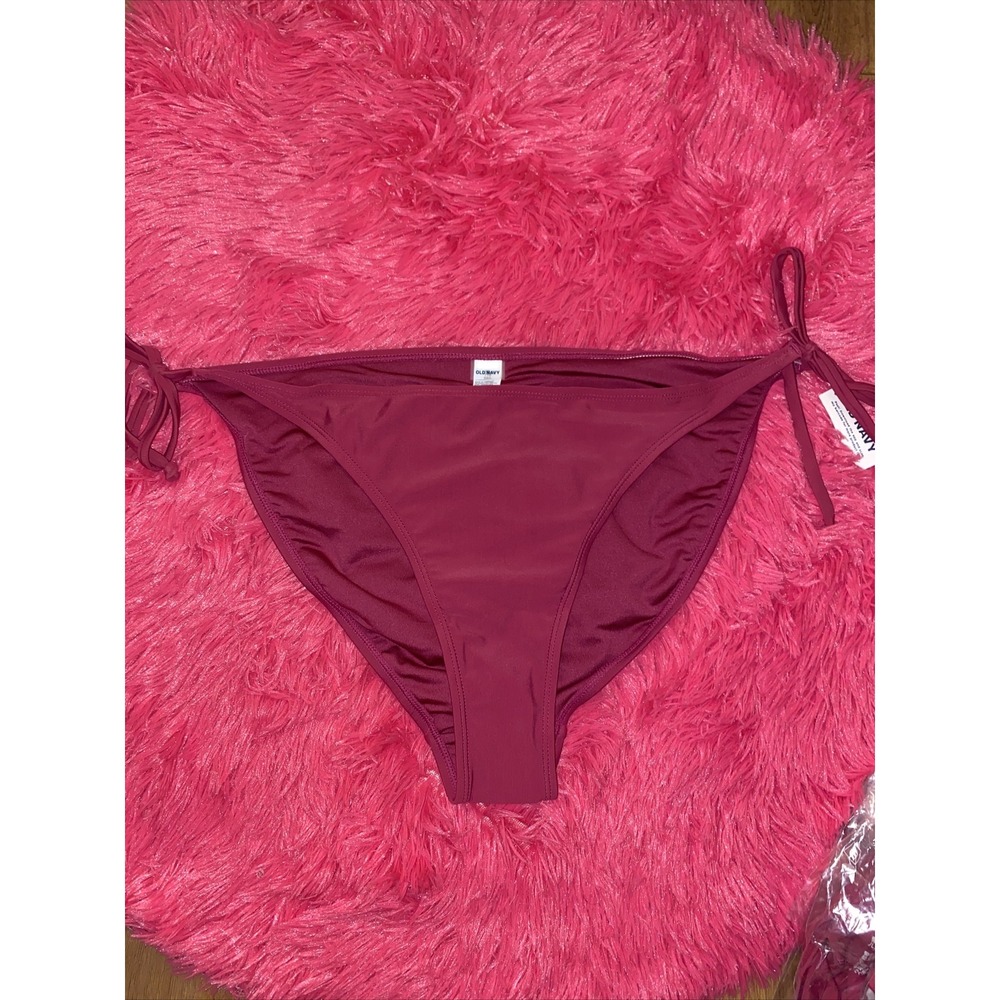 Old Navy Women's Low-Rise Side String Bikini Swim Bottoms Size XXL - Picture 1 of 2
